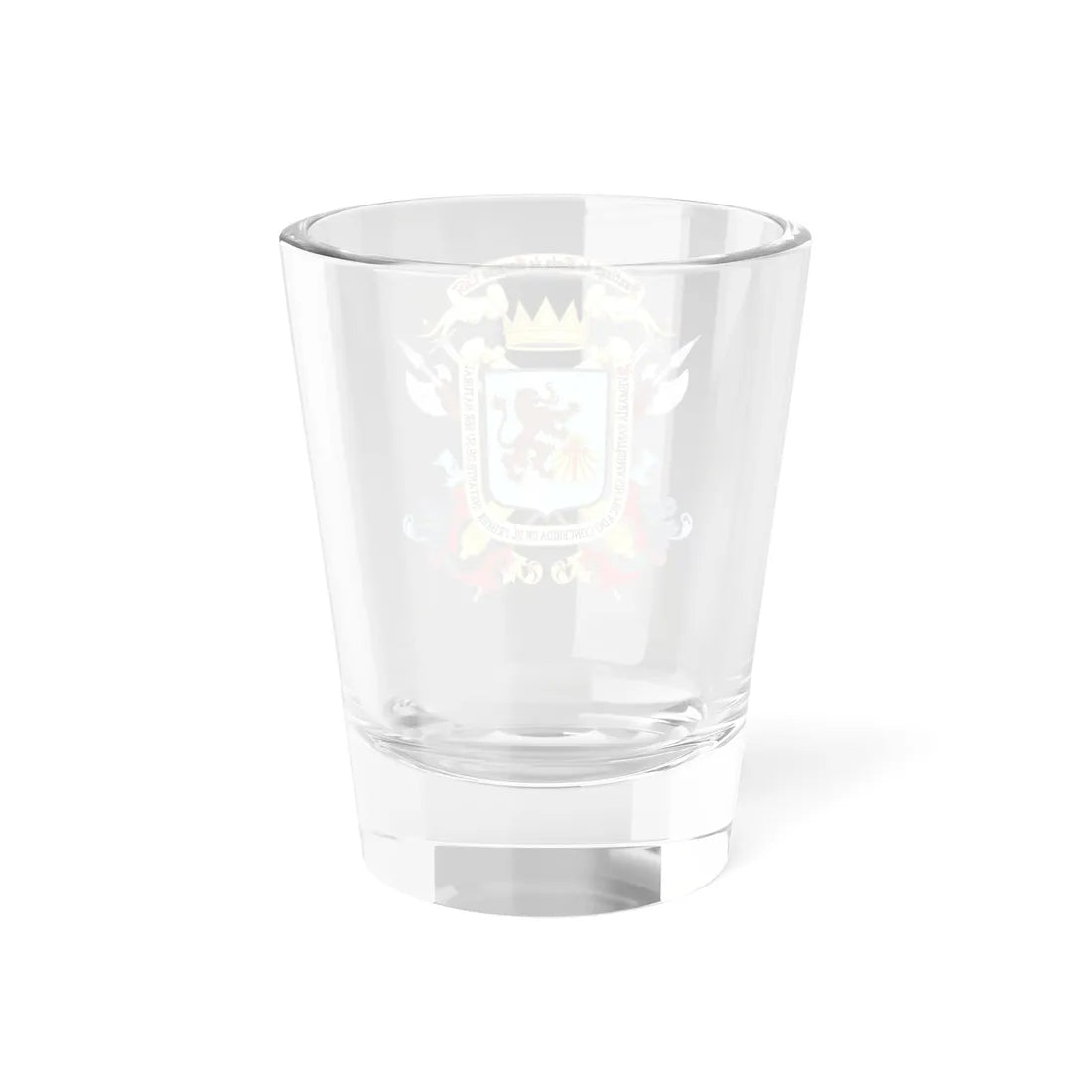 Escudo de Santiago de León de Caracas 1567 1766-2022 (Venezuela) (Coat of Arms) Shot Glass 1.5oz - Go Mug Yourself
