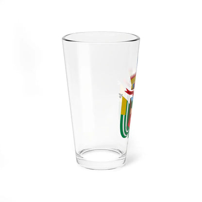 Escudo de Santiago Putumayo (Colombia) (Coat of Arms) Pint Glass 16oz - Go Mug Yourself