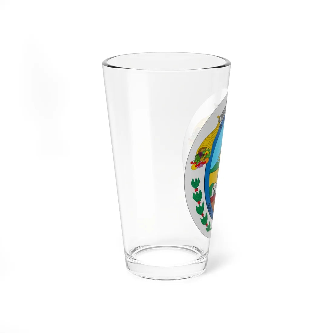 Escudo de Sasaima (Colombia) (Coat of Arms) Pint Glass 16oz - Go Mug Yourself