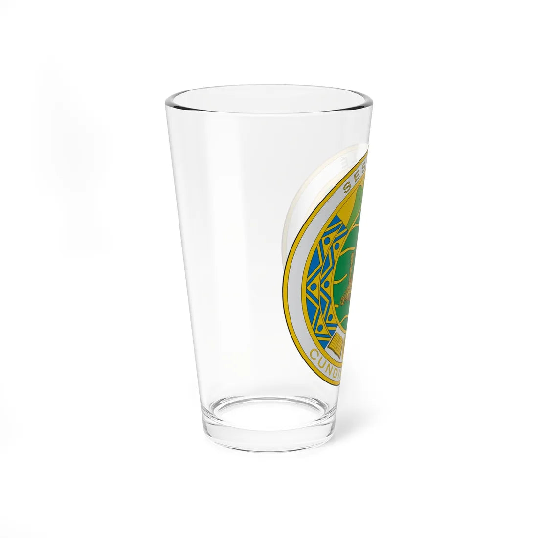 Escudo de Sesquilé (Colombia) (Coat of Arms) Pint Glass 16oz - Go Mug Yourself