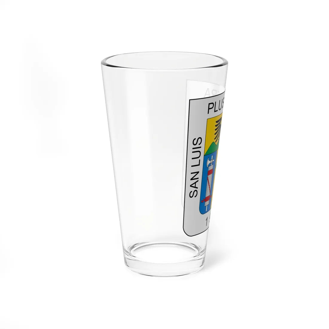 Escudo de Sevilla Valle del Cauca (Colombia) (Coat of Arms) Pint Glass 16oz - Go Mug Yourself