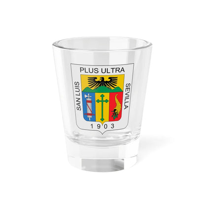 Escudo de Sevilla Valle del Cauca (Colombia) (Coat of Arms) Shot Glass 1.5oz 1.5oz - Go Mug Yourself