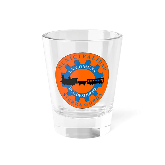 Escudo de Sierra Gorda (Chile) (Coat of Arms) Shot Glass 1.5oz 1.5oz - Go Mug Yourself