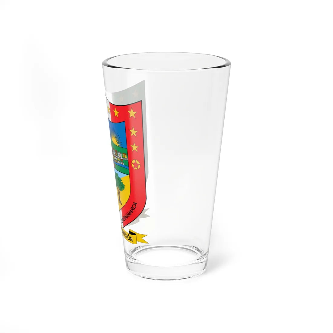 Escudo de Silvania Cundinamarca (Colombia) (Coat of Arms) Pint Glass 16oz - Go Mug Yourself