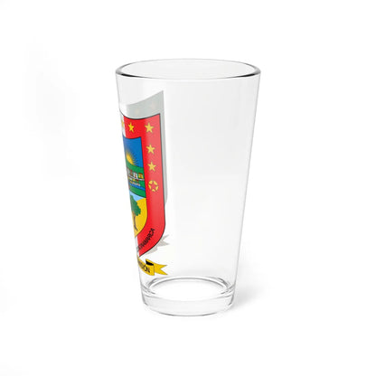 Escudo de Silvania Cundinamarca (Colombia) (Coat of Arms) Pint Glass 16oz - Go Mug Yourself