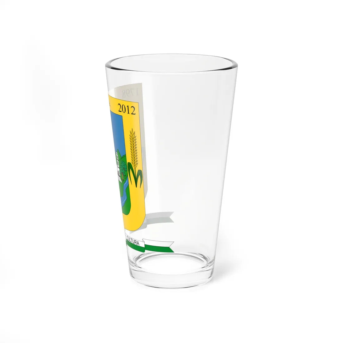 Escudo de Silvia - Cauca (Colombia) (Coat of Arms) Pint Glass 16oz - Go Mug Yourself