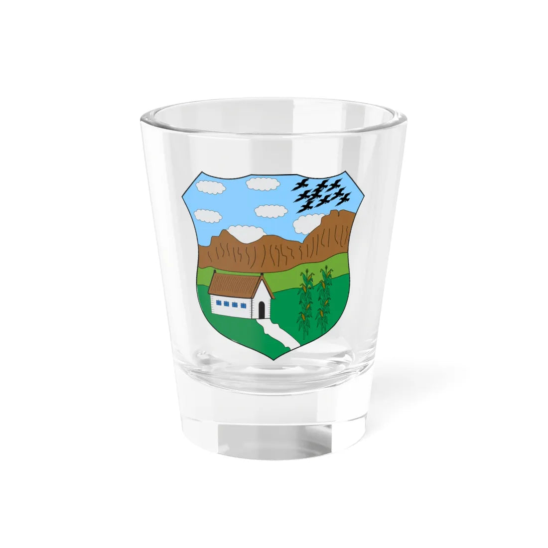 Escudo de Sincelejo (Colombia) (Coat of Arms) Shot Glass 1.5oz 1.5oz - Go Mug Yourself