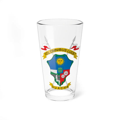 Escudo de Soacha (Colombia) (Coat of Arms) Pint Glass 16oz 16oz - Go Mug Yourself