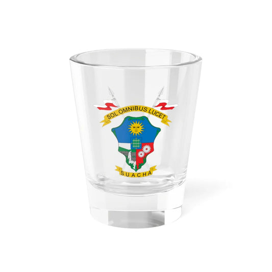 Escudo de Soacha (Colombia) (Coat of Arms) Shot Glass 1.5oz 1.5oz - Go Mug Yourself