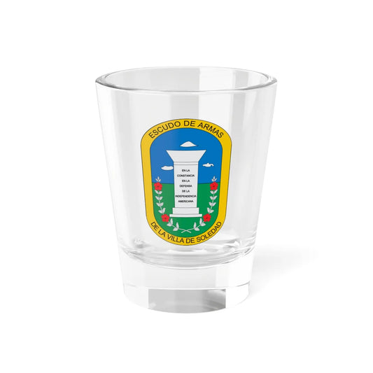 Escudo de Soledad Atlántico (Colombia) (Coat of Arms) Shot Glass 1.5oz 1.5oz - Go Mug Yourself