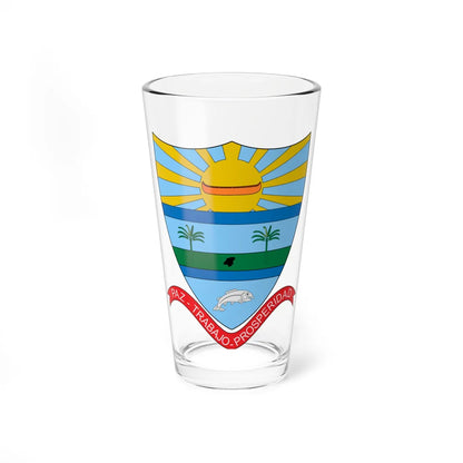 Escudo de Solita (Colombia) (Coat of Arms) Pint Glass 16oz 16oz - Go Mug Yourself