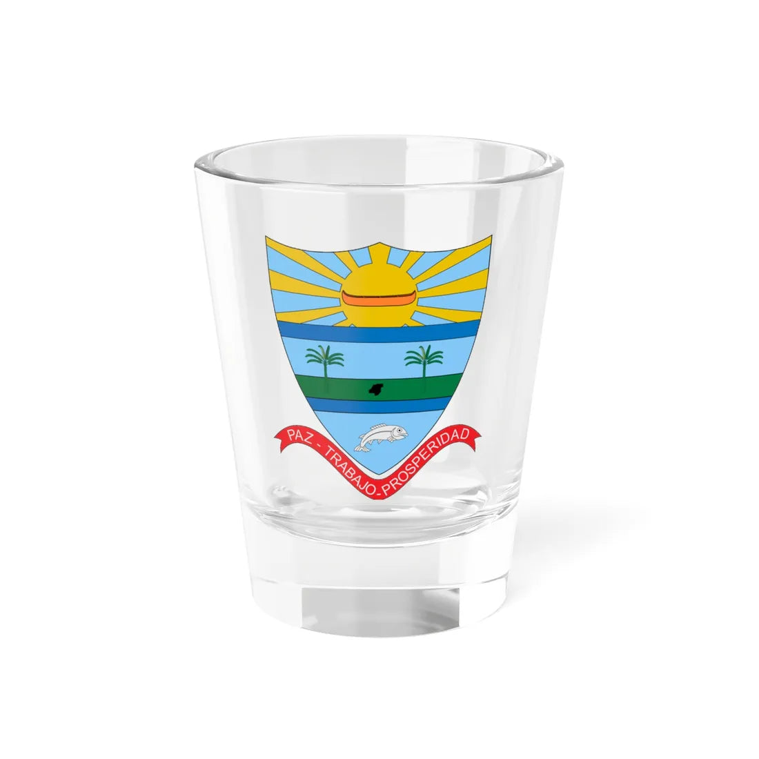 Escudo de Solita (Colombia) (Coat of Arms) Shot Glass 1.5oz 1.5oz - Go Mug Yourself