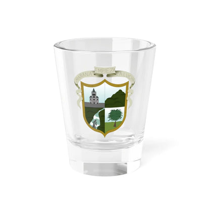 Escudo de Sonsón 1938- 1956 (Colombia) (Coat of Arms) Shot Glass 1.5oz 1.5oz - Go Mug Yourself