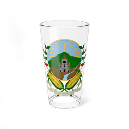 Escudo de Sonsón (Colombia) (Coat of Arms) Pint Glass 16oz 16oz - Go Mug Yourself
