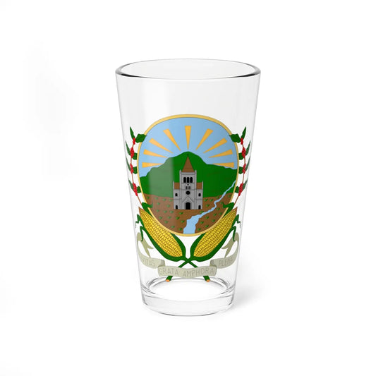 Escudo de Sonsón (Colombia) (Coat of Arms) Pint Glass 16oz 16oz - Go Mug Yourself