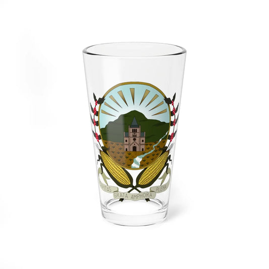 Escudo de Sonsón Versión oficial (Colombia) (Coat of Arms) Pint Glass 16oz 16oz - Go Mug Yourself
