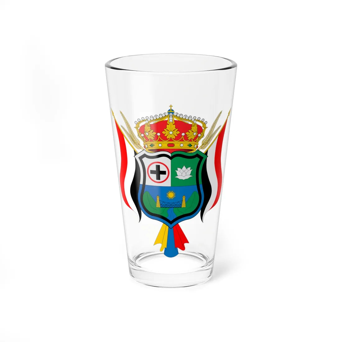 Escudo de Sopetrán (Colombia) (Coat of Arms) Pint Glass 16oz 16oz - Go Mug Yourself