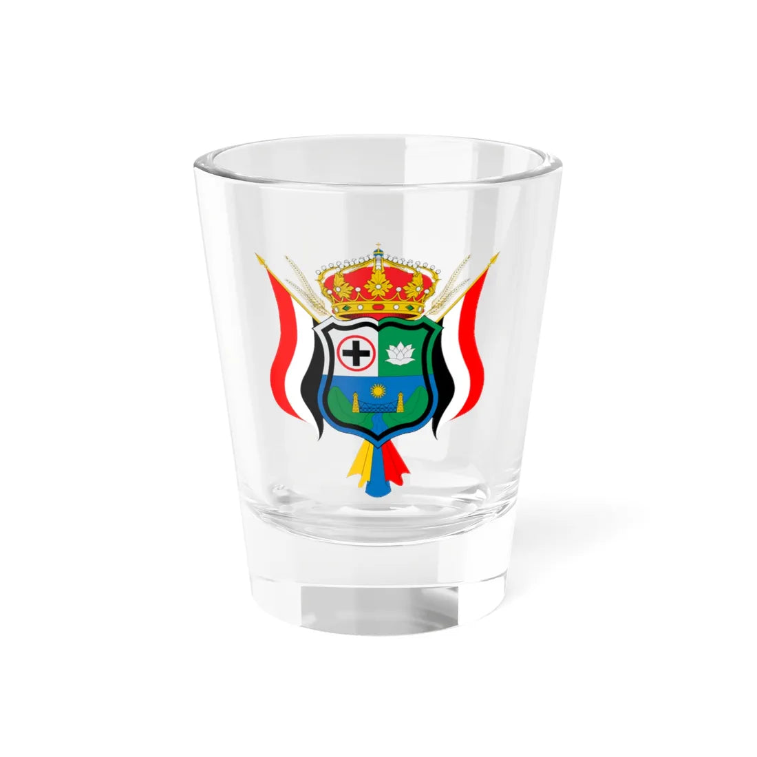 Escudo de Sopetrán (Colombia) (Coat of Arms) Shot Glass 1.5oz 1.5oz - Go Mug Yourself