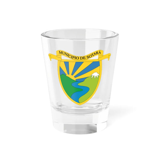 Escudo de Sotará - Cauca (Colombia) (Coat of Arms) Shot Glass 1.5oz 1.5oz - Go Mug Yourself