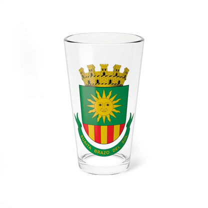 Escudo de Suaita (Colombia) (Coat of Arms) Pint Glass 16oz 16oz - Go Mug Yourself