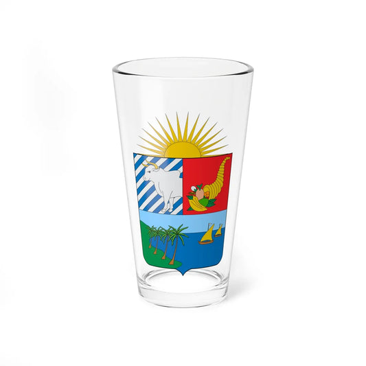 Escudo de Sucre (Colombia) (Coat of Arms) Pint Glass 16oz 16oz - Go Mug Yourself