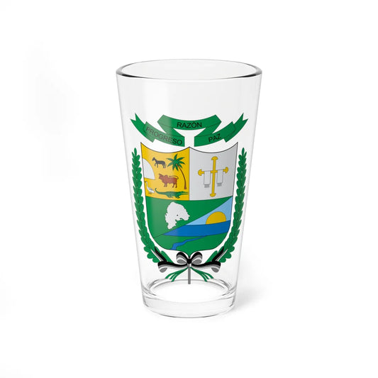 Escudo de Sucre Sucre (Colombia) (Coat of Arms) Pint Glass 16oz 16oz - Go Mug Yourself