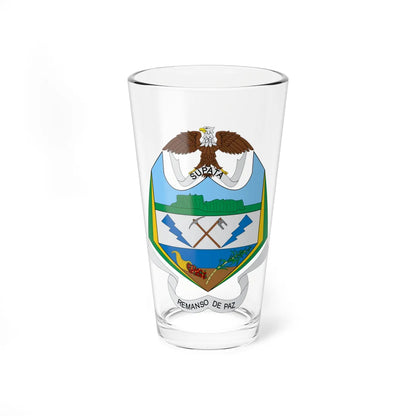 Escudo de Supatá (Colombia) (Coat of Arms) Pint Glass 16oz 16oz - Go Mug Yourself