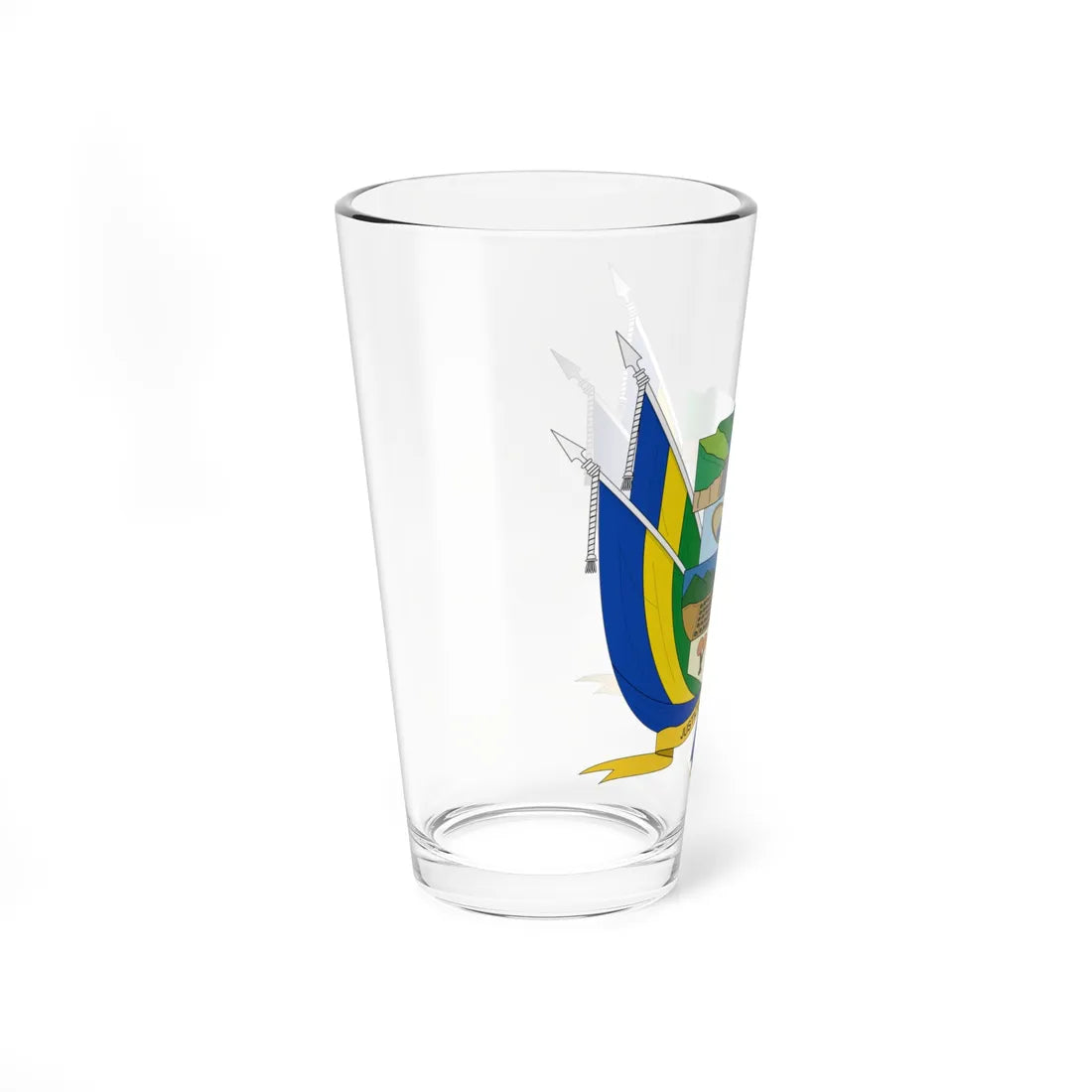 Escudo de Suárez - Cauca (Colombia) (Coat of Arms) Pint Glass 16oz - Go Mug Yourself