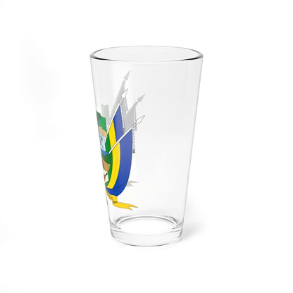 Escudo de Suárez - Cauca (Colombia) (Coat of Arms) Pint Glass 16oz - Go Mug Yourself