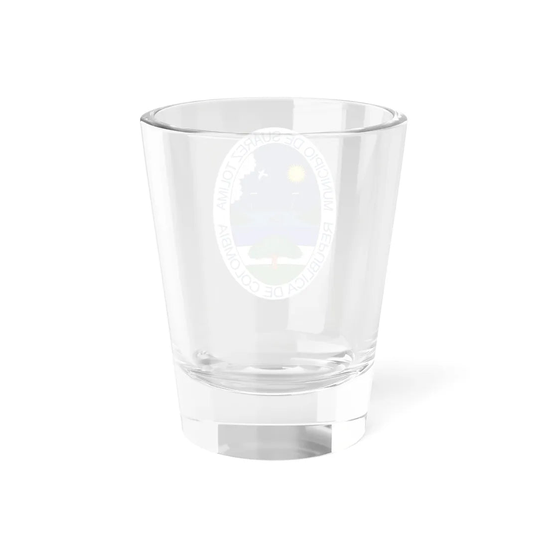 Escudo de Suárez - Tolima (Colombia) (Coat of Arms) Shot Glass 1.5oz - Go Mug Yourself