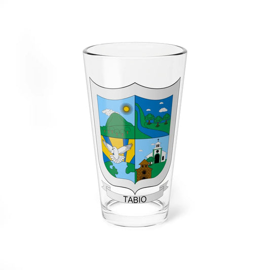 Escudo de Tabio (Colombia) (Coat of Arms) Pint Glass 16oz 16oz - Go Mug Yourself