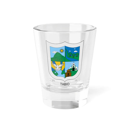 Escudo de Tabio (Colombia) (Coat of Arms) Shot Glass 1.5oz 1.5oz - Go Mug Yourself