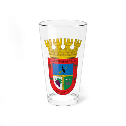 Escudo de Talagante (Chile) (Coat of Arms) Pint Glass 16oz 16oz - Go Mug Yourself