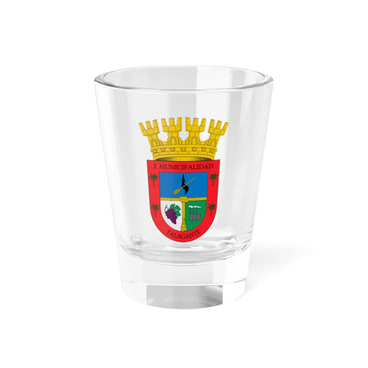 Escudo de Talagante (Chile) (Coat of Arms) Shot Glass 1.5oz 1.5oz - Go Mug Yourself