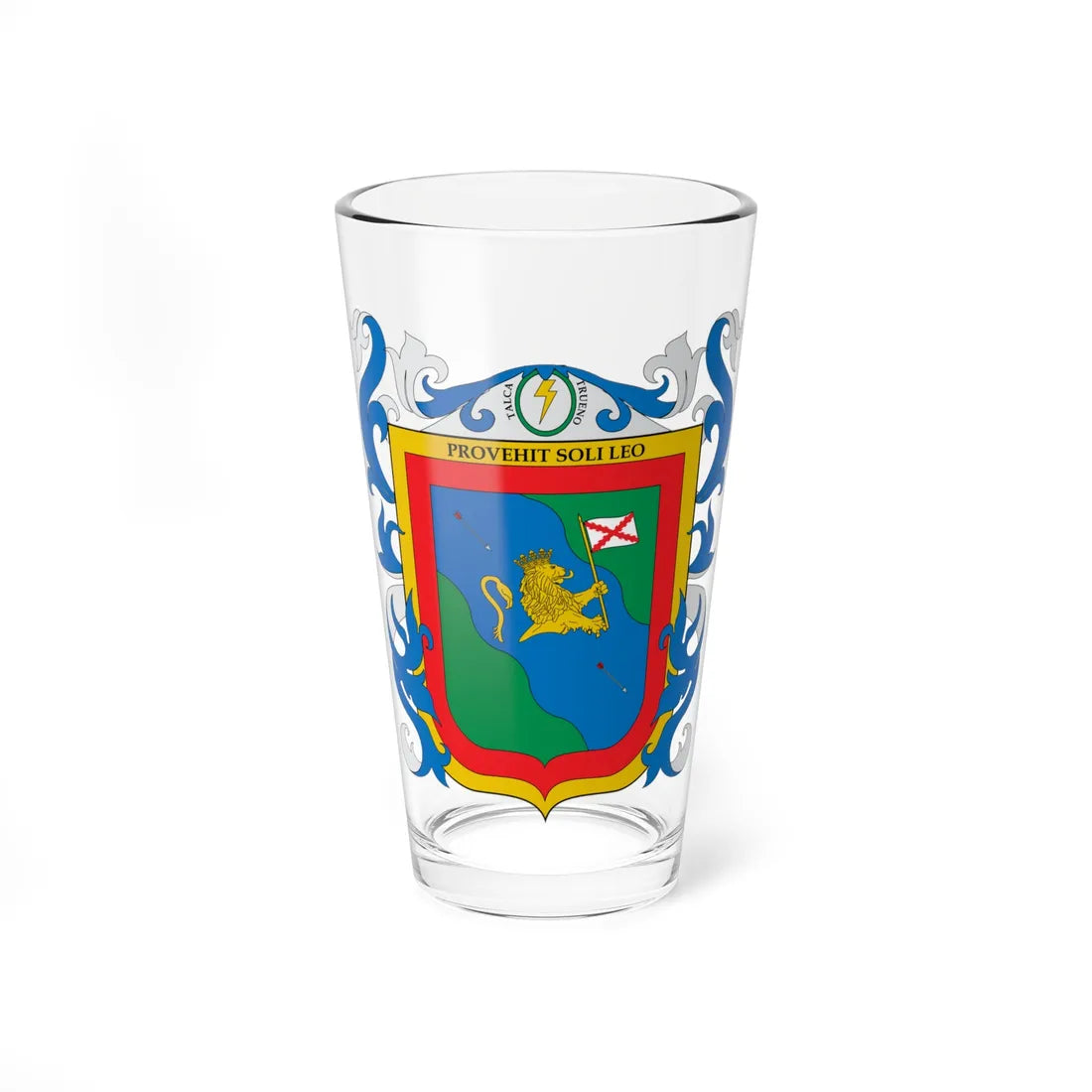 Escudo de Talca (Chile) (Coat of Arms) Pint Glass 16oz 16oz - Go Mug Yourself