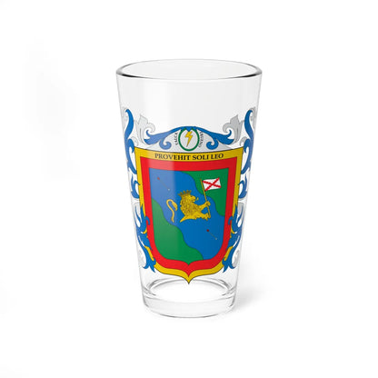 Escudo de Talca (Chile) (Coat of Arms) Pint Glass 16oz 16oz - Go Mug Yourself