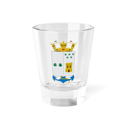 Escudo de Talcahuano (Chile) (Coat of Arms) Shot Glass 1.5oz 1.5oz - Go Mug Yourself