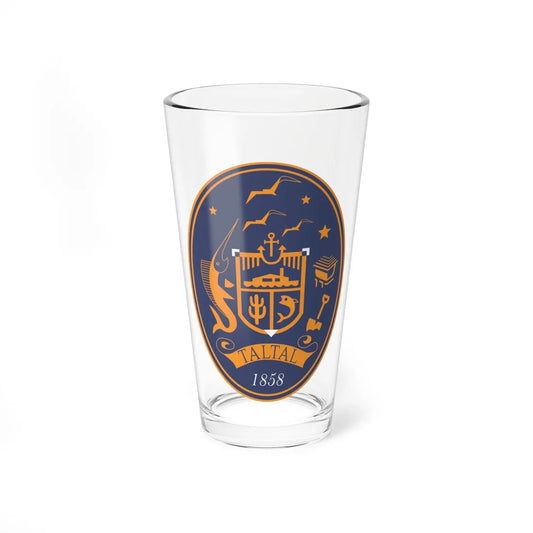 Escudo de Taltal (Chile) (Coat of Arms) Pint Glass 16oz 16oz - Go Mug Yourself