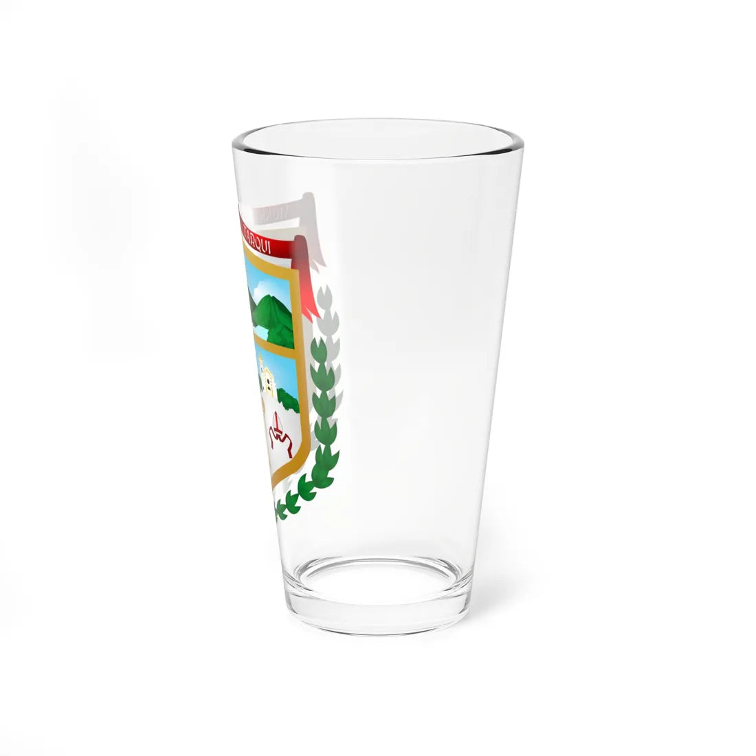 Escudo de Tarqui Huila (Colombia) (Coat of Arms) Pint Glass 16oz - Go Mug Yourself