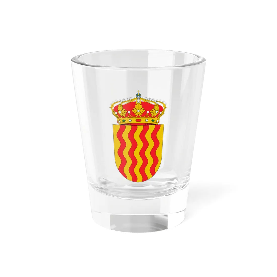Escudo de Tarragona (Spain) (Coat of Arms) Shot Glass 1.5oz 1.5oz - Go Mug Yourself