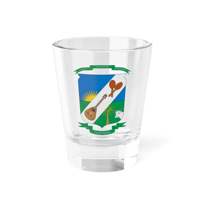 Escudo de Tauramena (Colombia) (Coat of Arms) Shot Glass 1.5oz 1.5oz - Go Mug Yourself