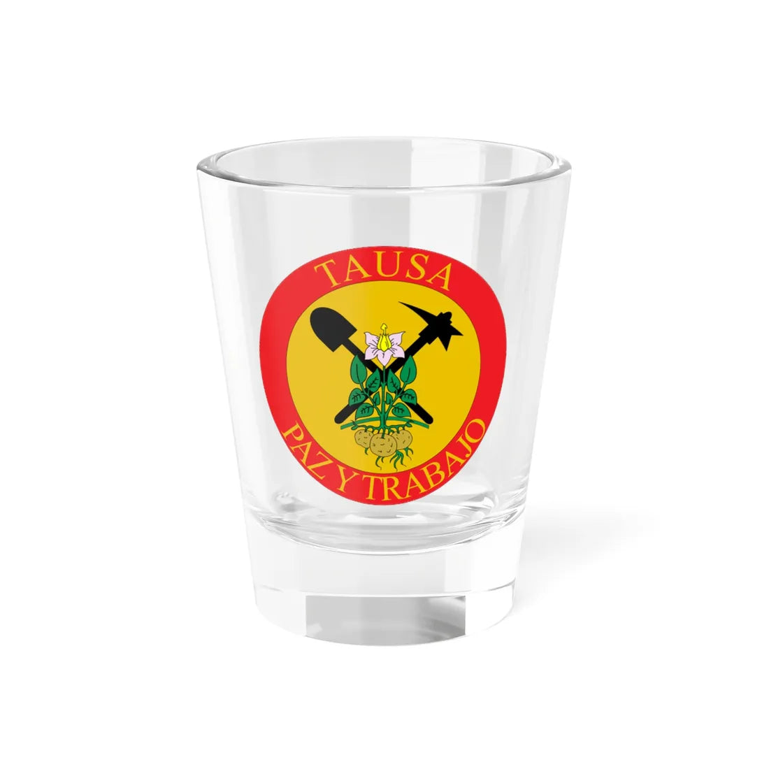 Escudo de Tausa (Colombia) (Coat of Arms) Shot Glass 1.5oz 1.5oz - Go Mug Yourself