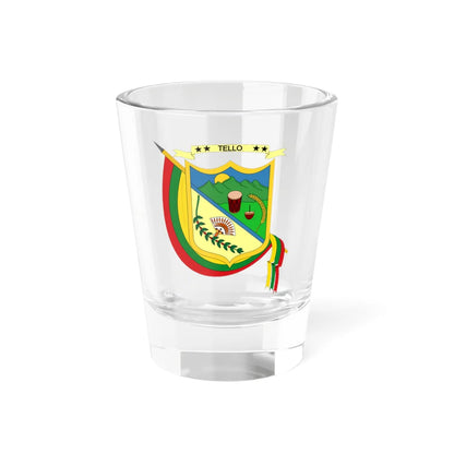Escudo de Tello - Huila (Colombia) (Coat of Arms) Shot Glass 1.5oz 1.5oz - Go Mug Yourself