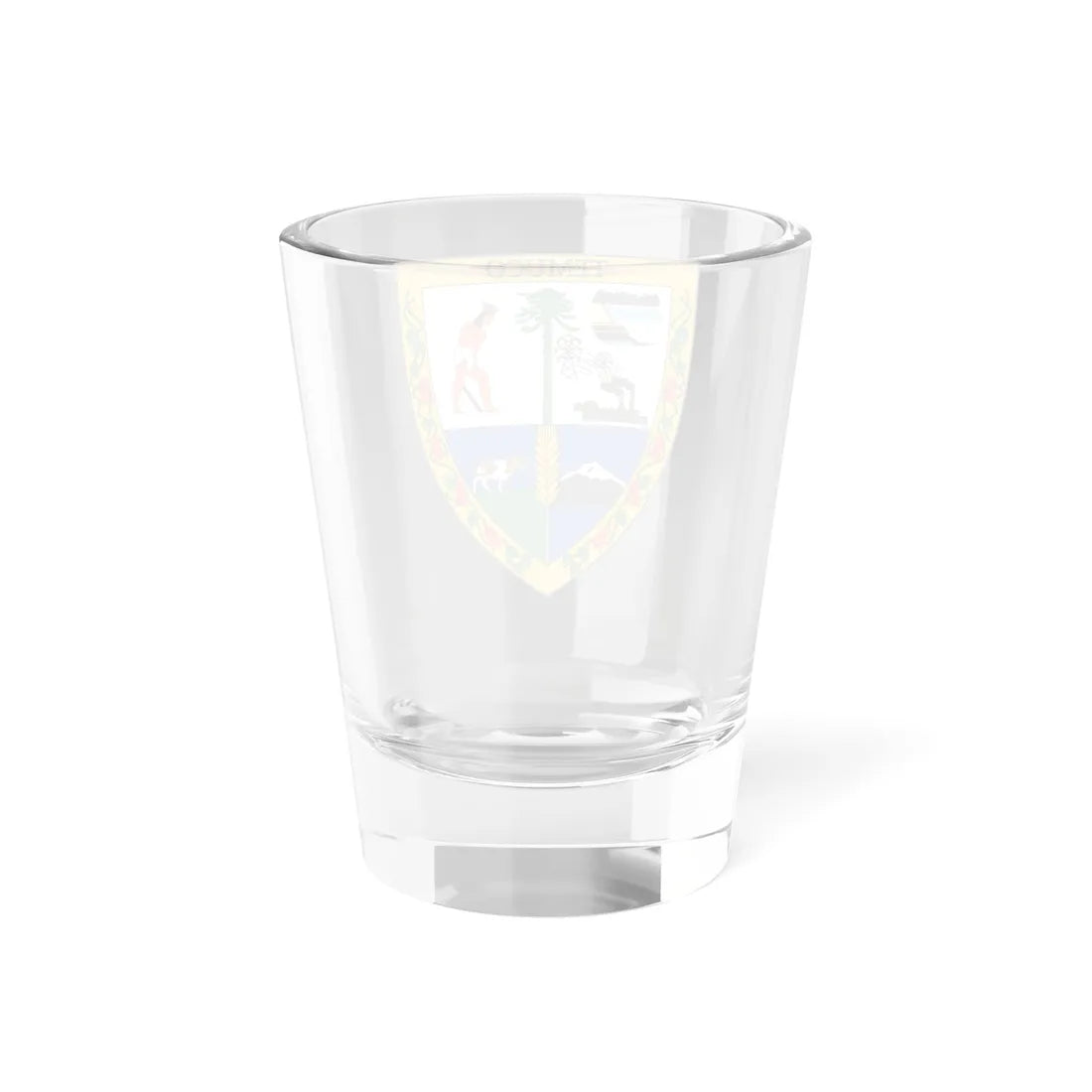 Escudo de Temuco (Chile) (Coat of Arms) Shot Glass 1.5oz - Go Mug Yourself