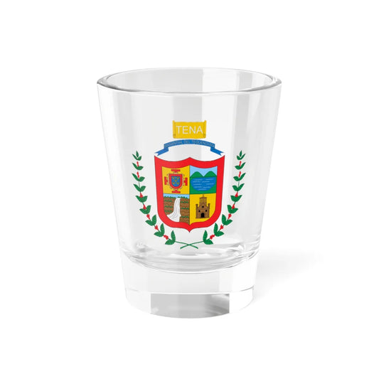 Escudo de Tena Cundinamarca (Colombia) (Coat of Arms) Shot Glass 1.5oz 1.5oz - Go Mug Yourself