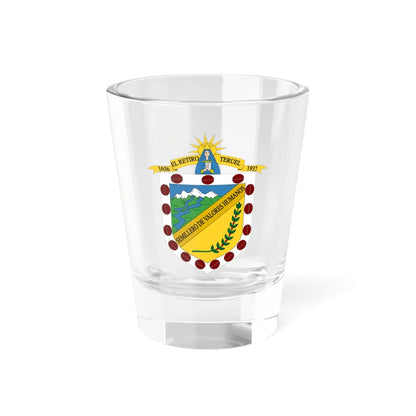 Escudo de Teruel - Huila (Colombia) (Coat of Arms) Shot Glass 1.5oz 1.5oz - Go Mug Yourself