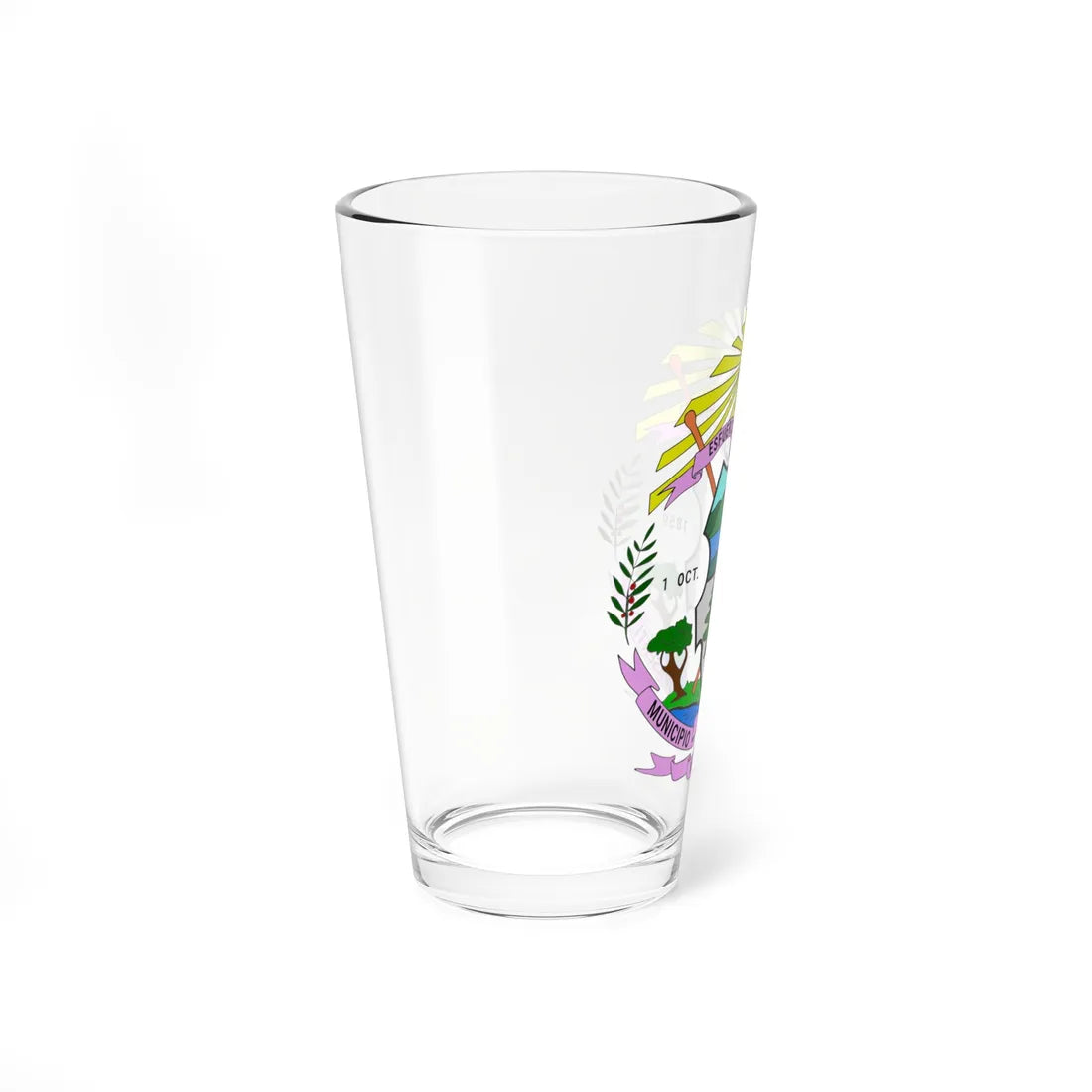 Escudo de Teupasenti (Honduras) (Coat of Arms) Pint Glass 16oz - Go Mug Yourself