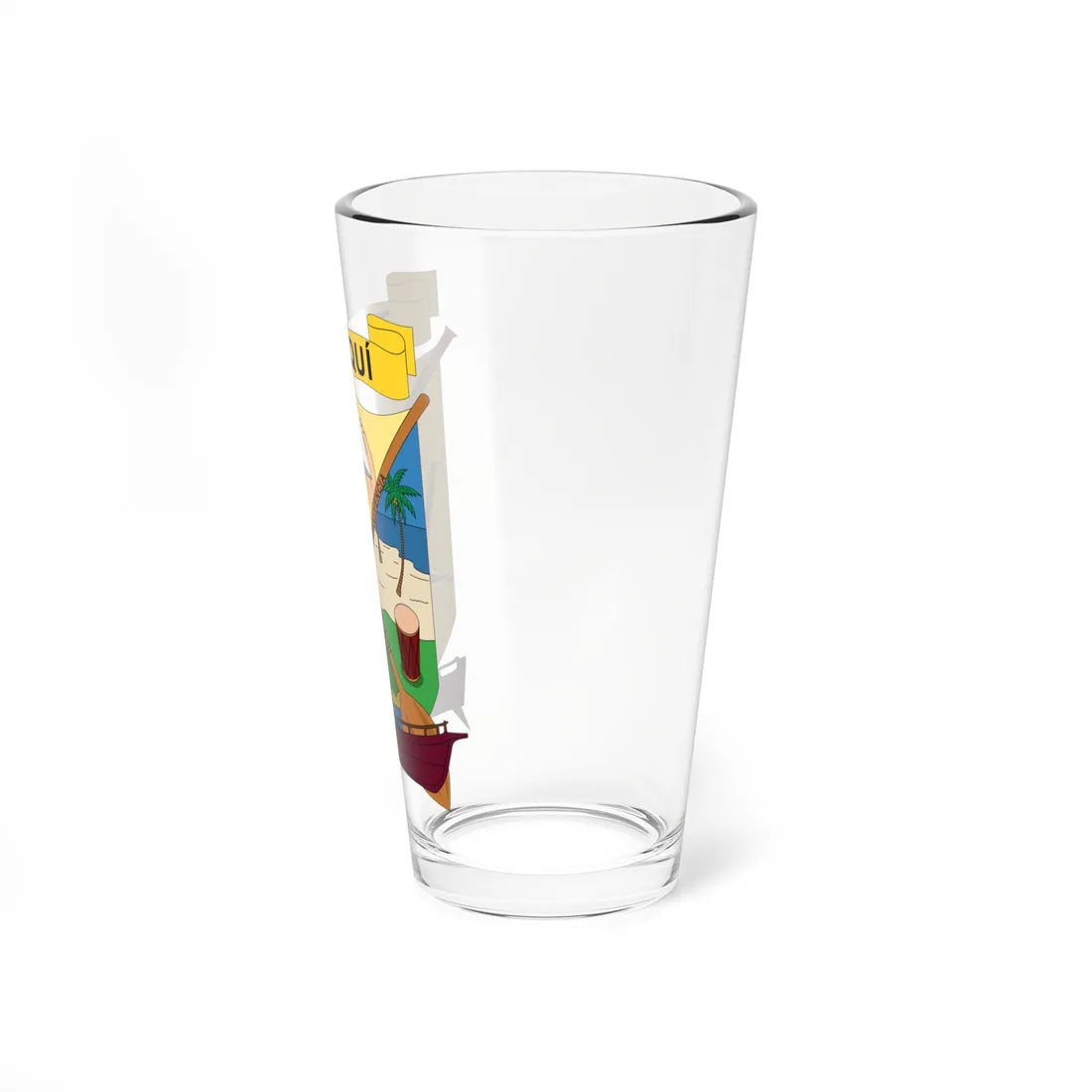 Escudo de Timbiquí - Cauca (Colombia) (Coat of Arms) Pint Glass 16oz - Go Mug Yourself