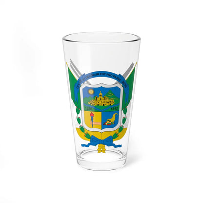 Escudo de Timbío (Colombia) (Coat of Arms) Pint Glass 16oz 16oz - Go Mug Yourself