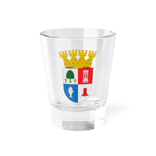 Escudo de Tirúa (Chile) (Coat of Arms) Shot Glass 1.5oz 1.5oz - Go Mug Yourself